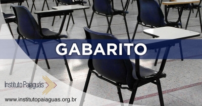 Gabarito processo seletivo 006/2018