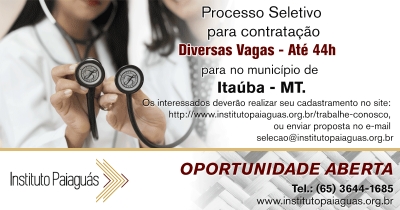 Processo Seletivo para Diversas Vagas em Itaúba-MT