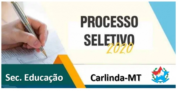PROCESSO SELETIVO N° 005/2020 - Carlinda/MT