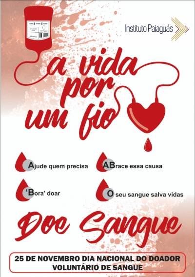 25 de Novembro - Dia do Doador Voluntário de Sangue