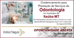 Credenciamento de Odontólogo para o Município de Itaúba-MT